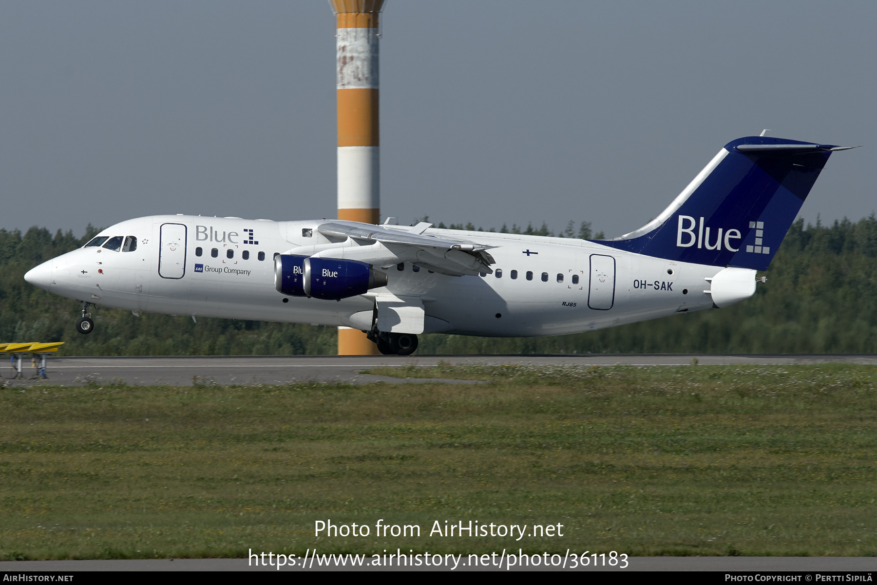 Aircraft Photo of OH-SAK | BAE Systems Avro 146-RJ85 | Blue1 | AirHistory.net #361183