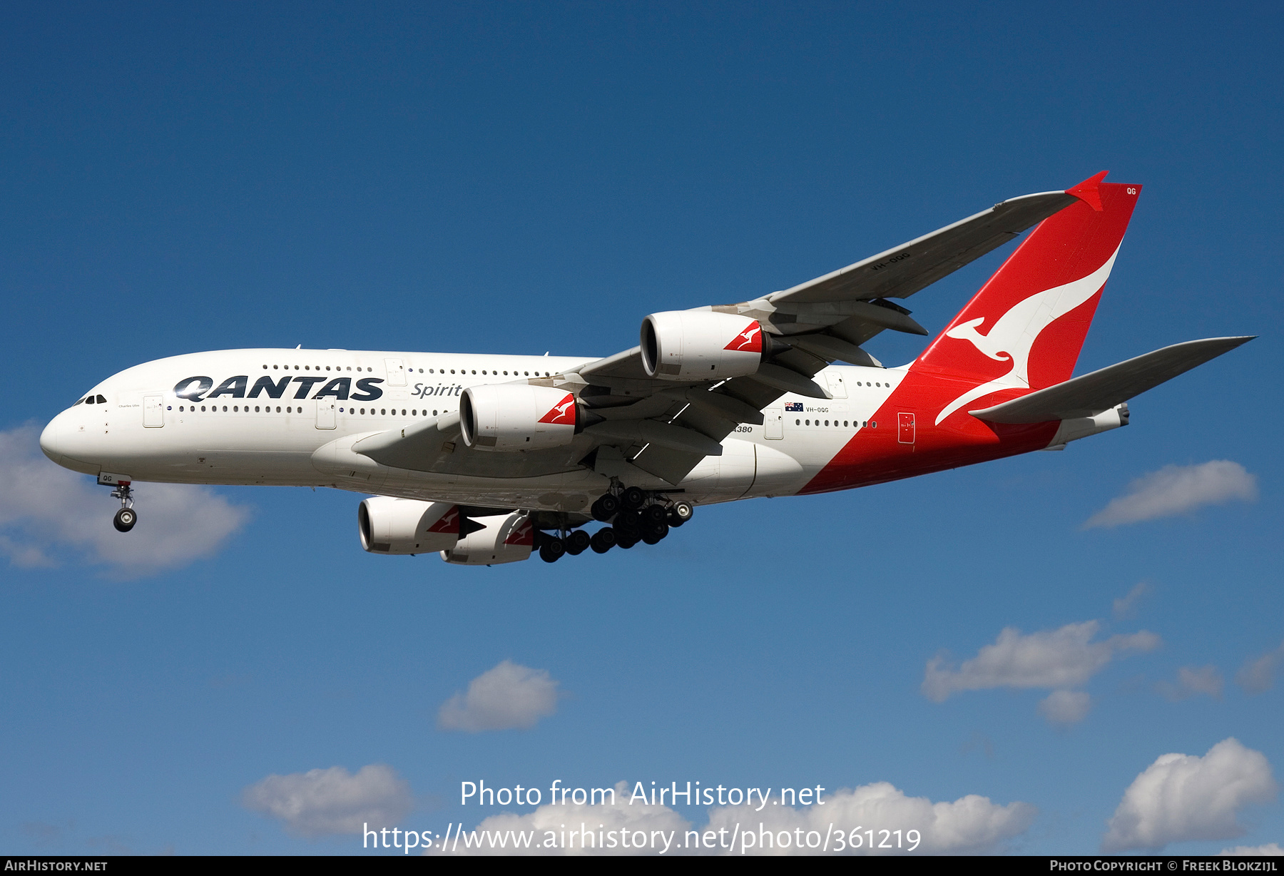 Aircraft Photo of VH-OQG | Airbus A380-842 | Qantas | AirHistory.net #361219