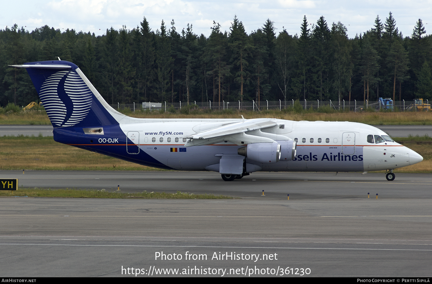 Aircraft Photo of OO-DJK | British Aerospace Avro 146-RJ85 | SN Brussels Airlines | AirHistory.net #361230