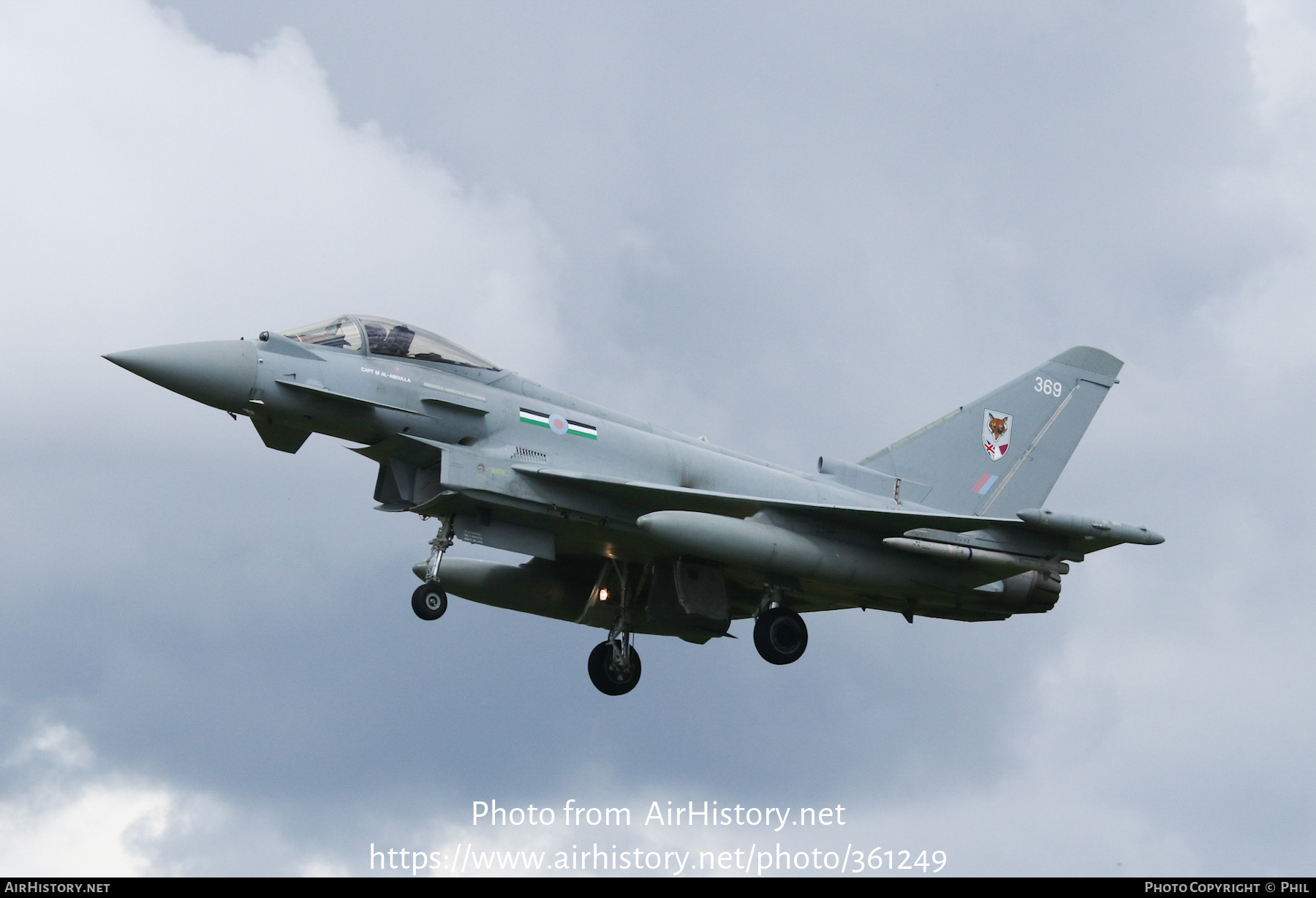 Aircraft Photo of ZK369 | Eurofighter EF-2000 Typhoon FGR4 | UK - Air Force | AirHistory.net #361249