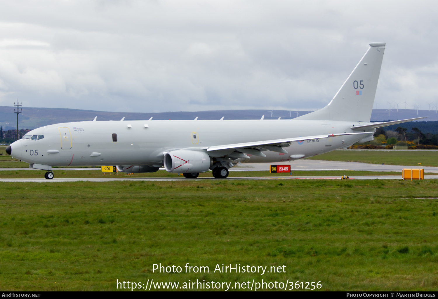 Aircraft Photo of ZP805 | Boeing P-8A Poseidon MRA1 | UK - Air Force | AirHistory.net #361256