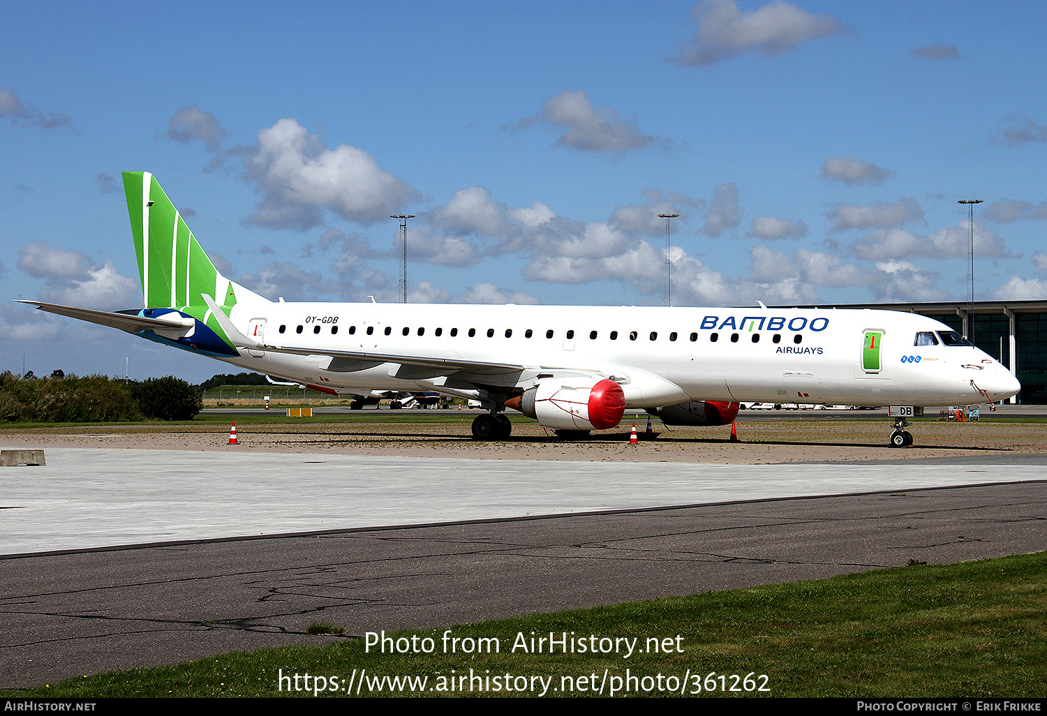 Aircraft Photo of OY-GDB | Embraer 195LR (ERJ-190-200LR) | Bamboo Airways | AirHistory.net #361262