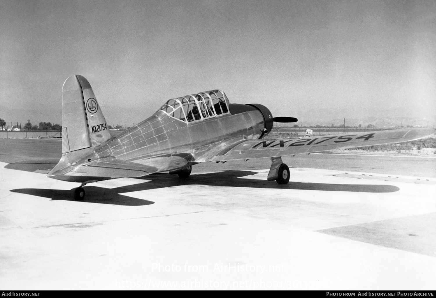 Aircraft Photo of NX21754 | Vultee V-54A | AirHistory.net #361309