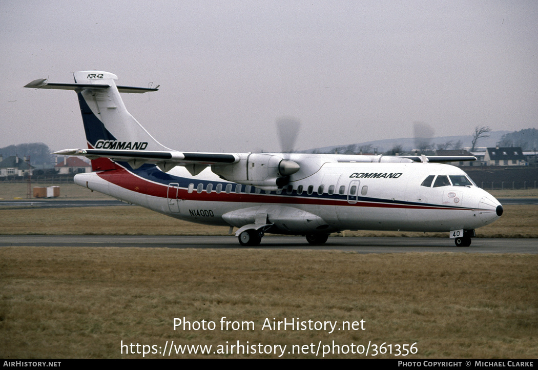 Aircraft Photo of N140DD | ATR ATR-42-300 | Command Airways | AirHistory.net #361356