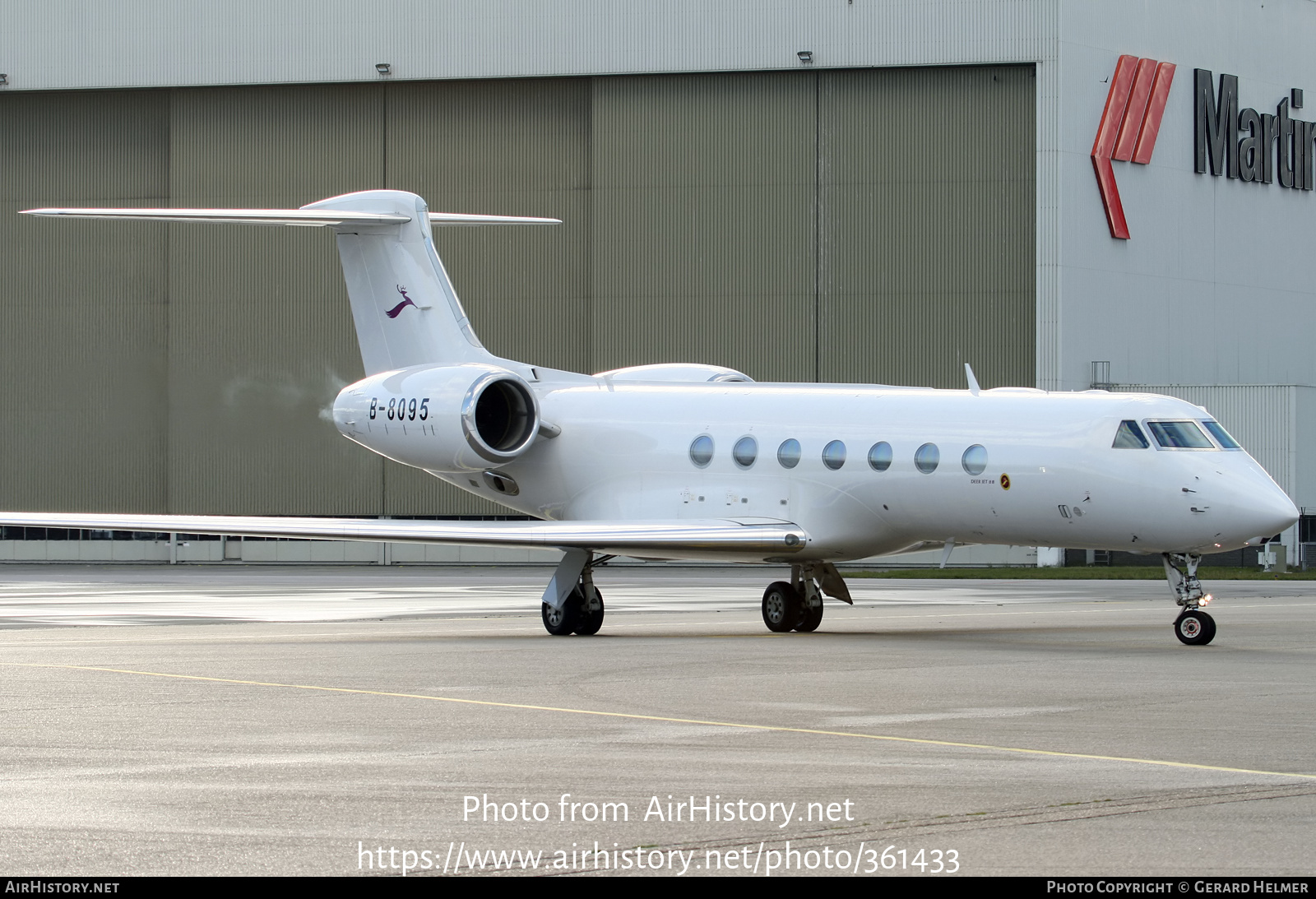 Aircraft Photo of B-8095 | Gulfstream Aerospace G-V-SP Gulfstream G550 | Deer Jet | AirHistory.net #361433