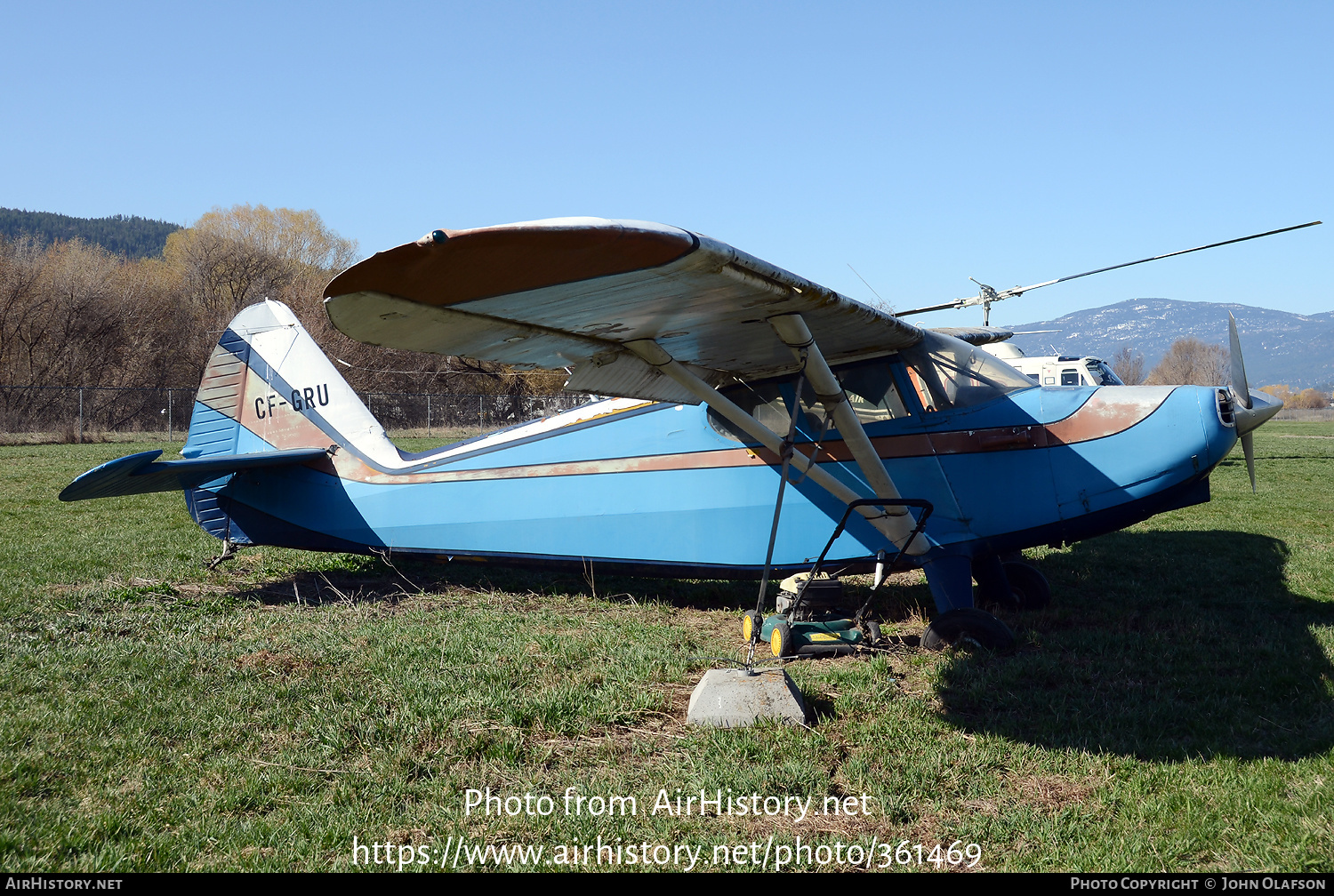 Aircraft Photo of CF-GRU | Stinson 108 | AirHistory.net #361469