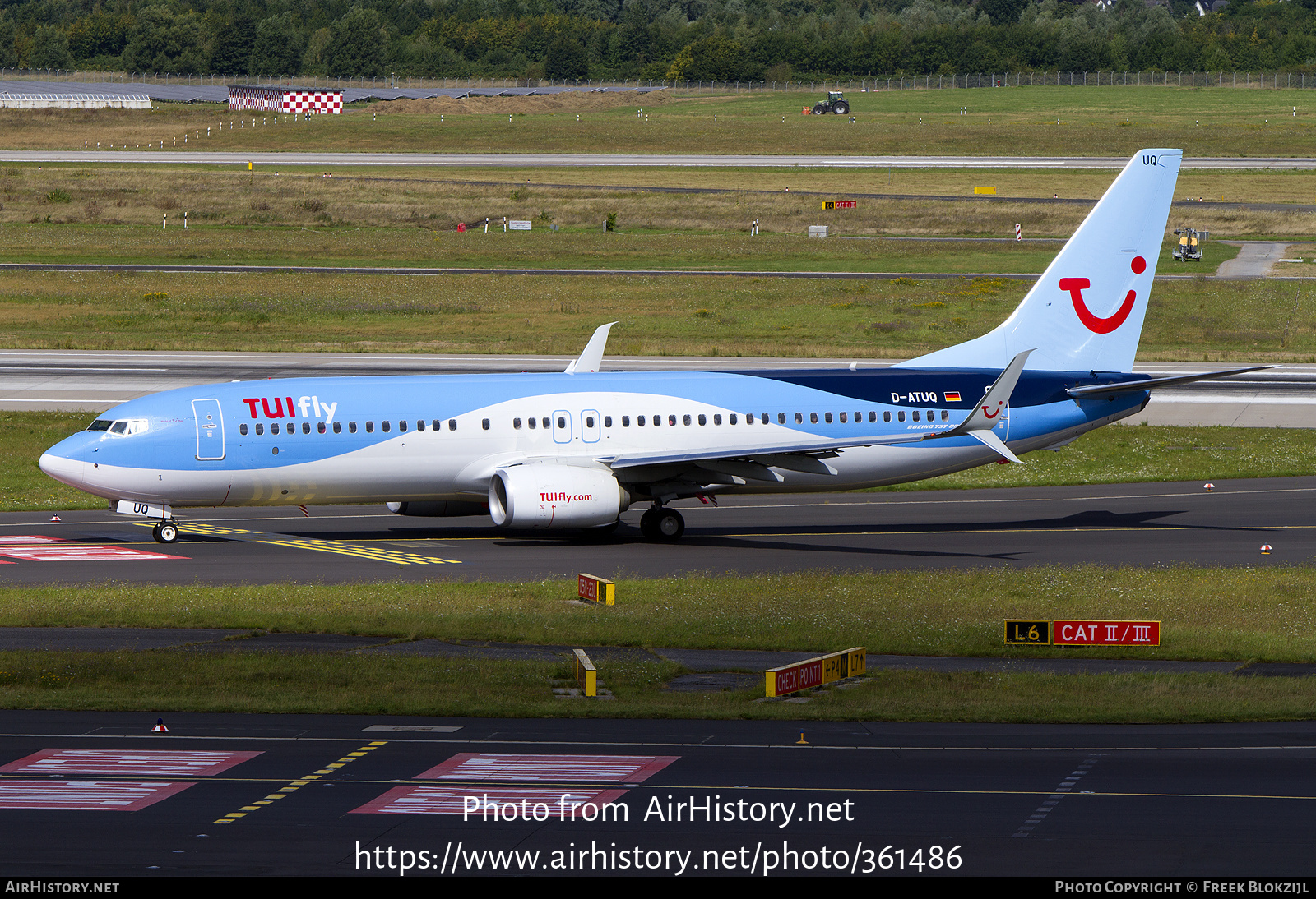 Aircraft Photo of D-ATUQ | Boeing 737-8K5 | TUIfly | AirHistory.net #361486