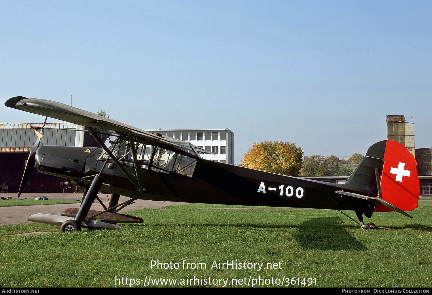 Aircraft Photo of A-100 | Fieseler Fi-156C-3 Storch | Switzerland - Air Force | AirHistory.net #361491