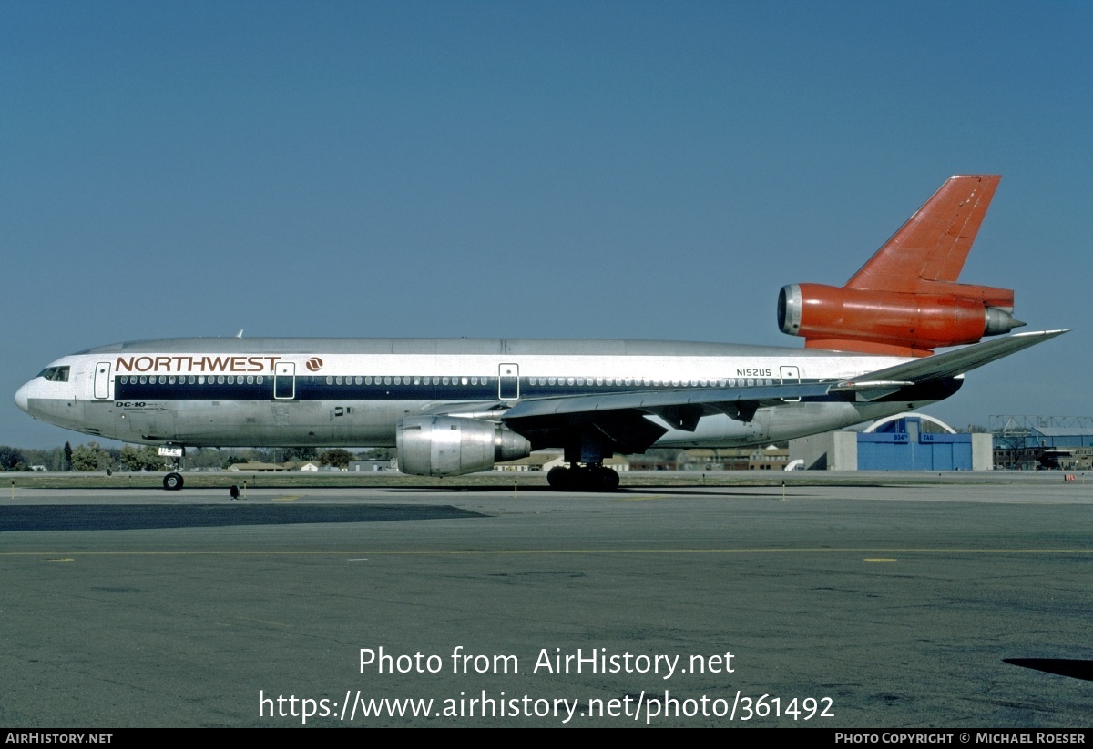 Aircraft Photo of N152US | McDonnell Douglas DC-10-40 | Northwest Airlines | AirHistory.net #361492