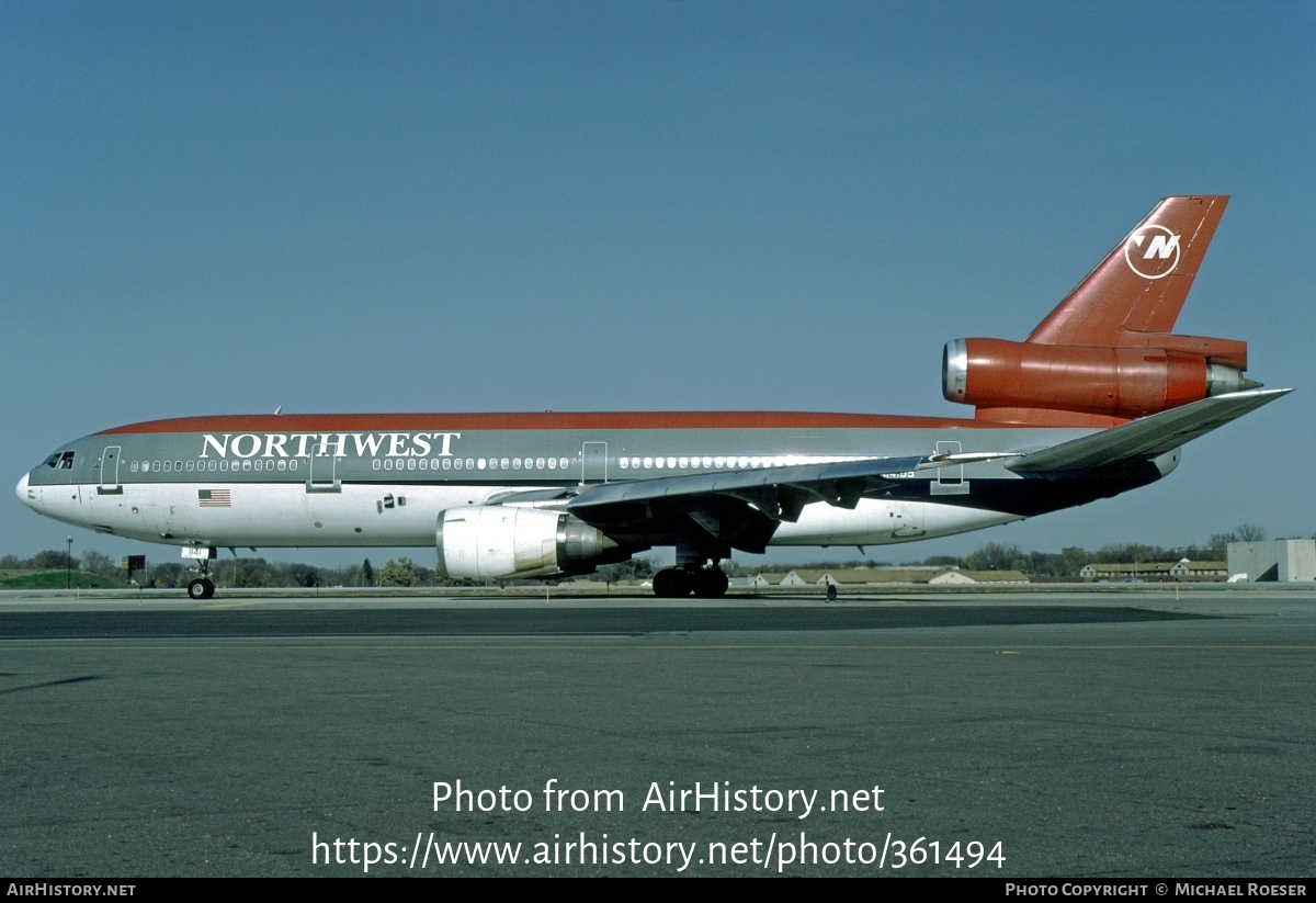 Aircraft Photo of N141US | McDonnell Douglas DC-10-40 | Northwest Airlines | AirHistory.net #361494