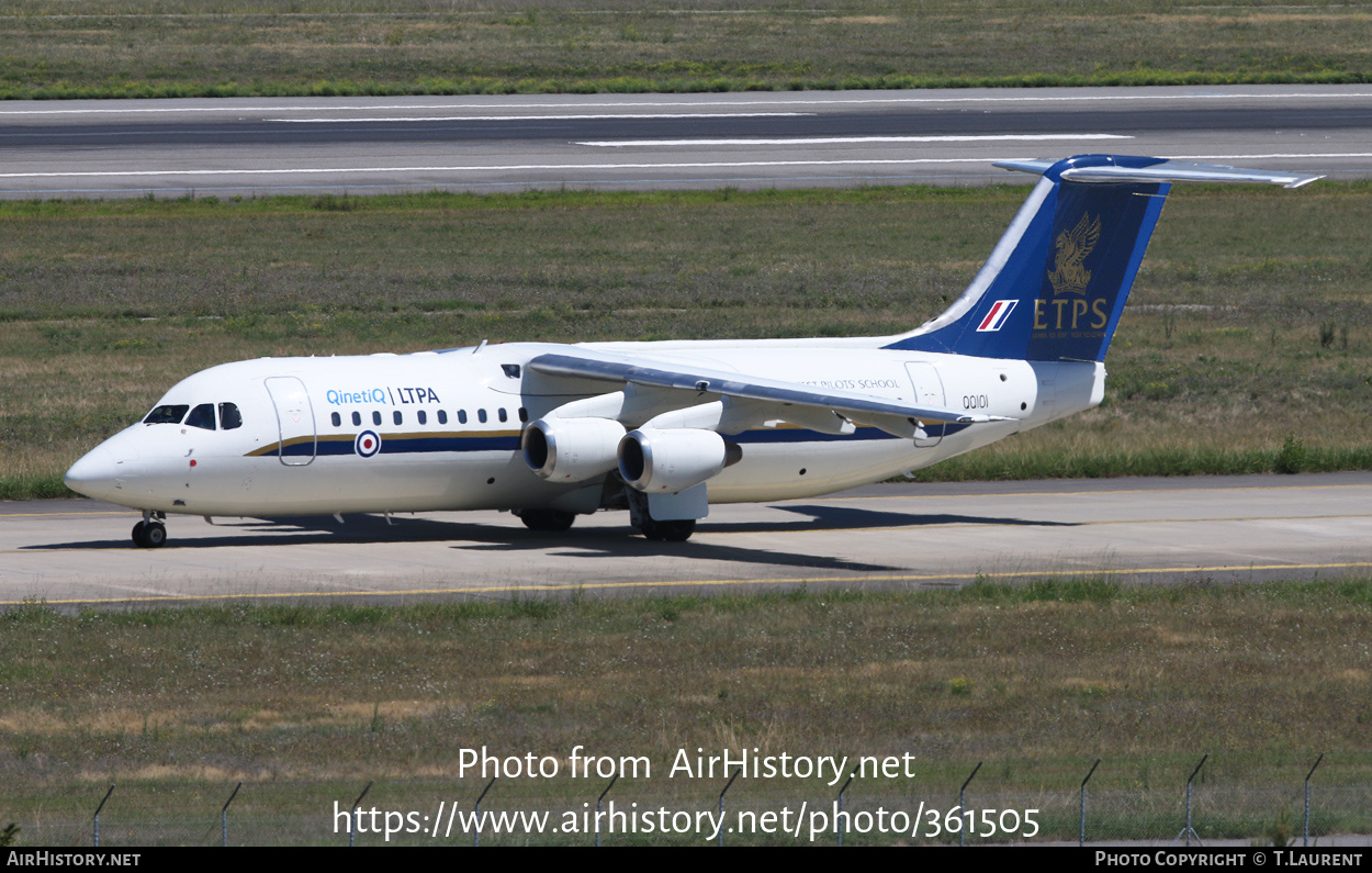 Aircraft Photo of QQ101 | BAE Systems Avro 146-RJ100 | UK - Air Force | AirHistory.net #361505