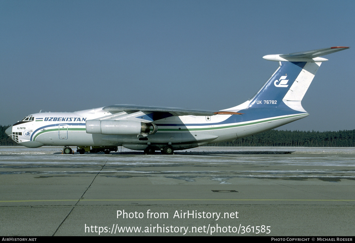 Aircraft Photo of UK-76782 | Ilyushin Il-76TD | Uzbekistan Airways | AirHistory.net #361585