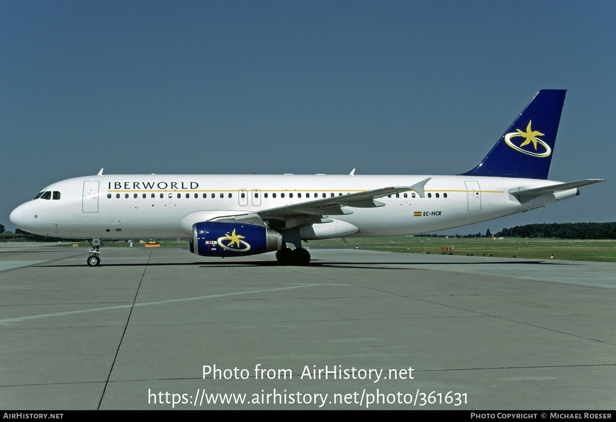 Aircraft Photo of EC-HCR | Airbus A320-231 | Iberworld Airlines | AirHistory.net #361631