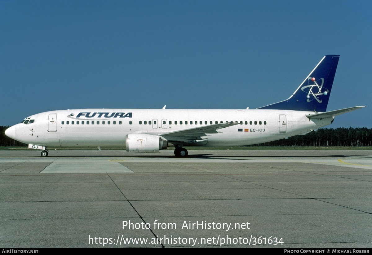 Aircraft Photo of EC-IOU | Boeing 737-4Y0 | Futura International Airways | AirHistory.net #361634