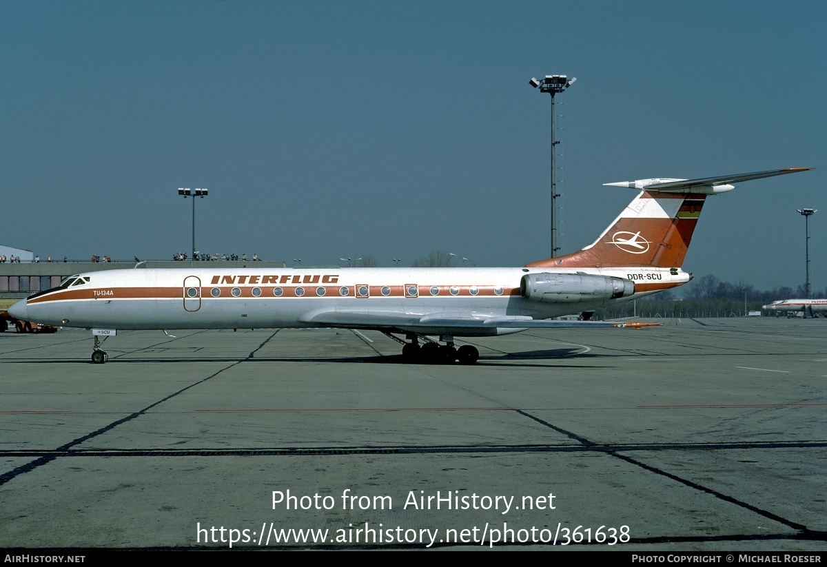 Aircraft Photo of DDR-SCU | Tupolev Tu-134A | Interflug | AirHistory.net #361638