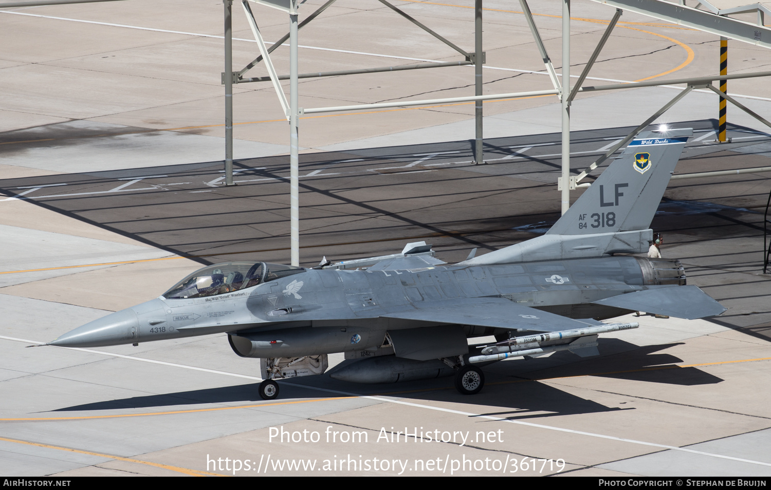 Aircraft Photo of 84-1318 / AF84-318 | General Dynamics F-16C Fighting Falcon | USA - Air Force | AirHistory.net #361719