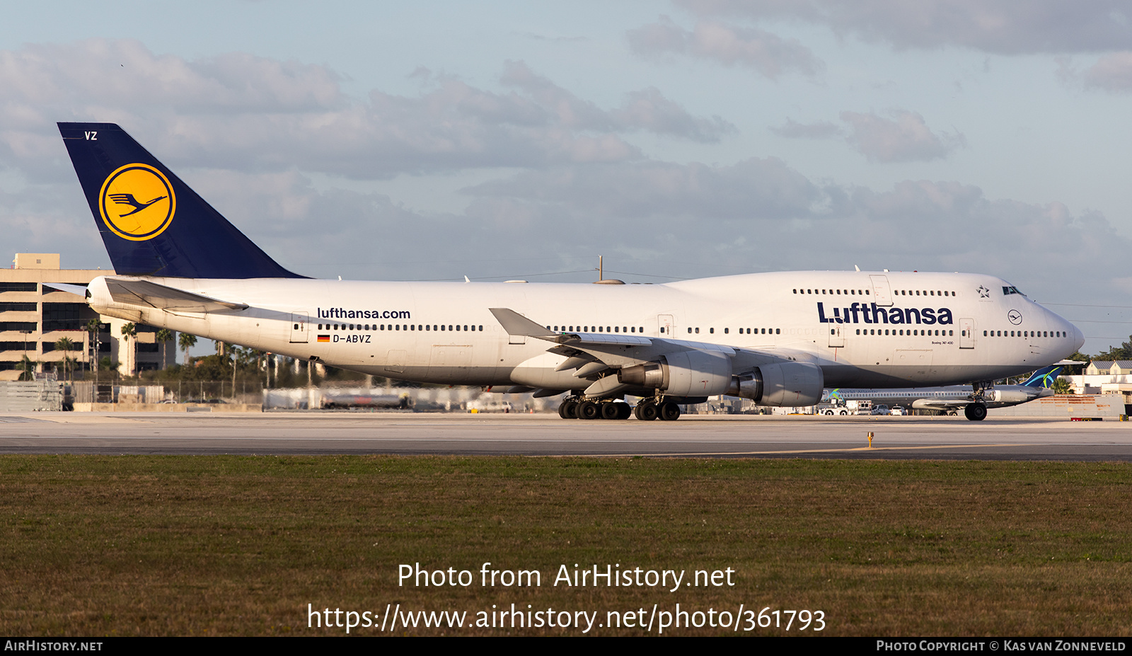 Aircraft Photo of D-ABVZ | Boeing 747-430 | Lufthansa | AirHistory.net #361793