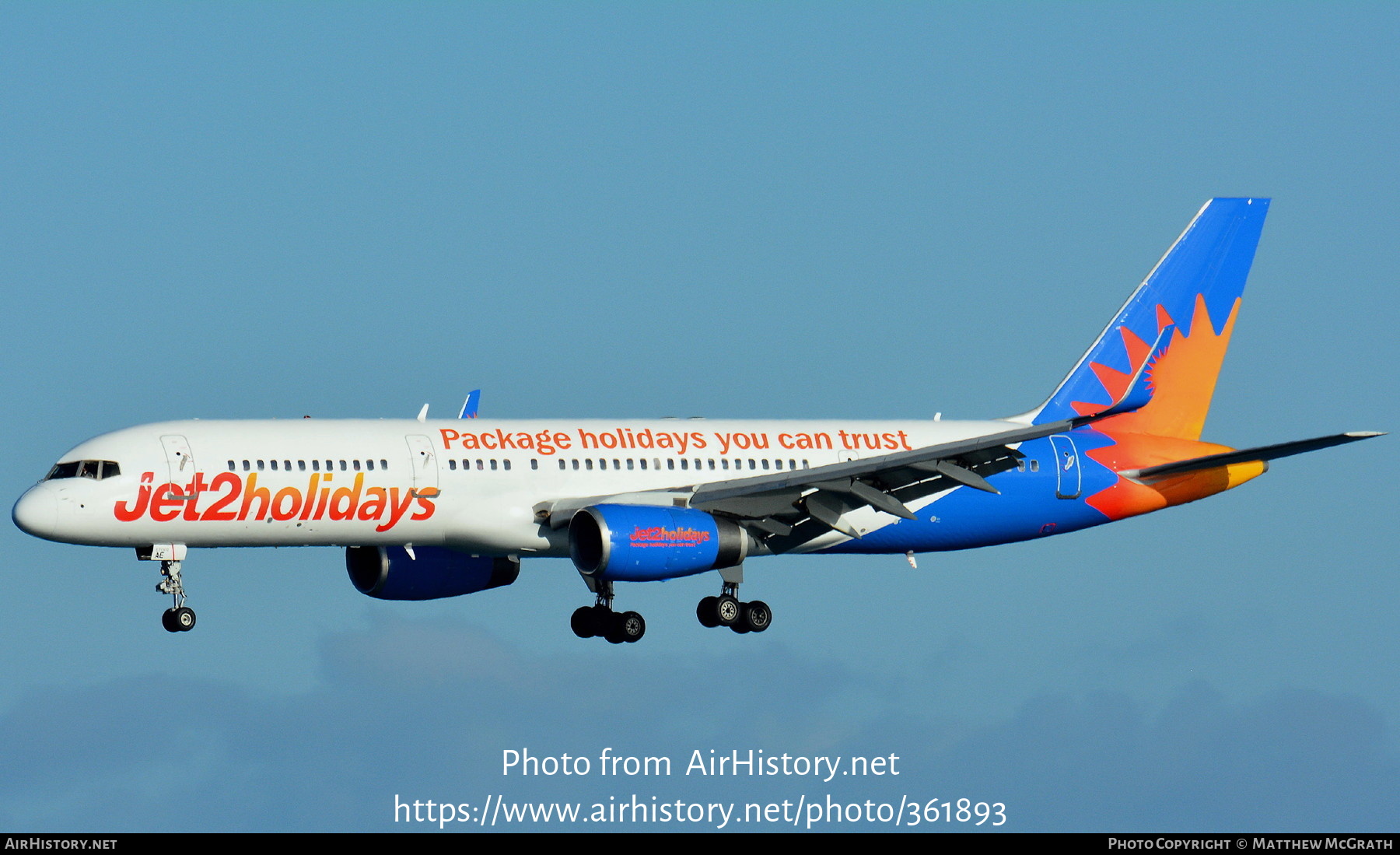 Aircraft Photo of G-LSAE | Boeing 757-27B | Jet2 Holidays | AirHistory.net #361893