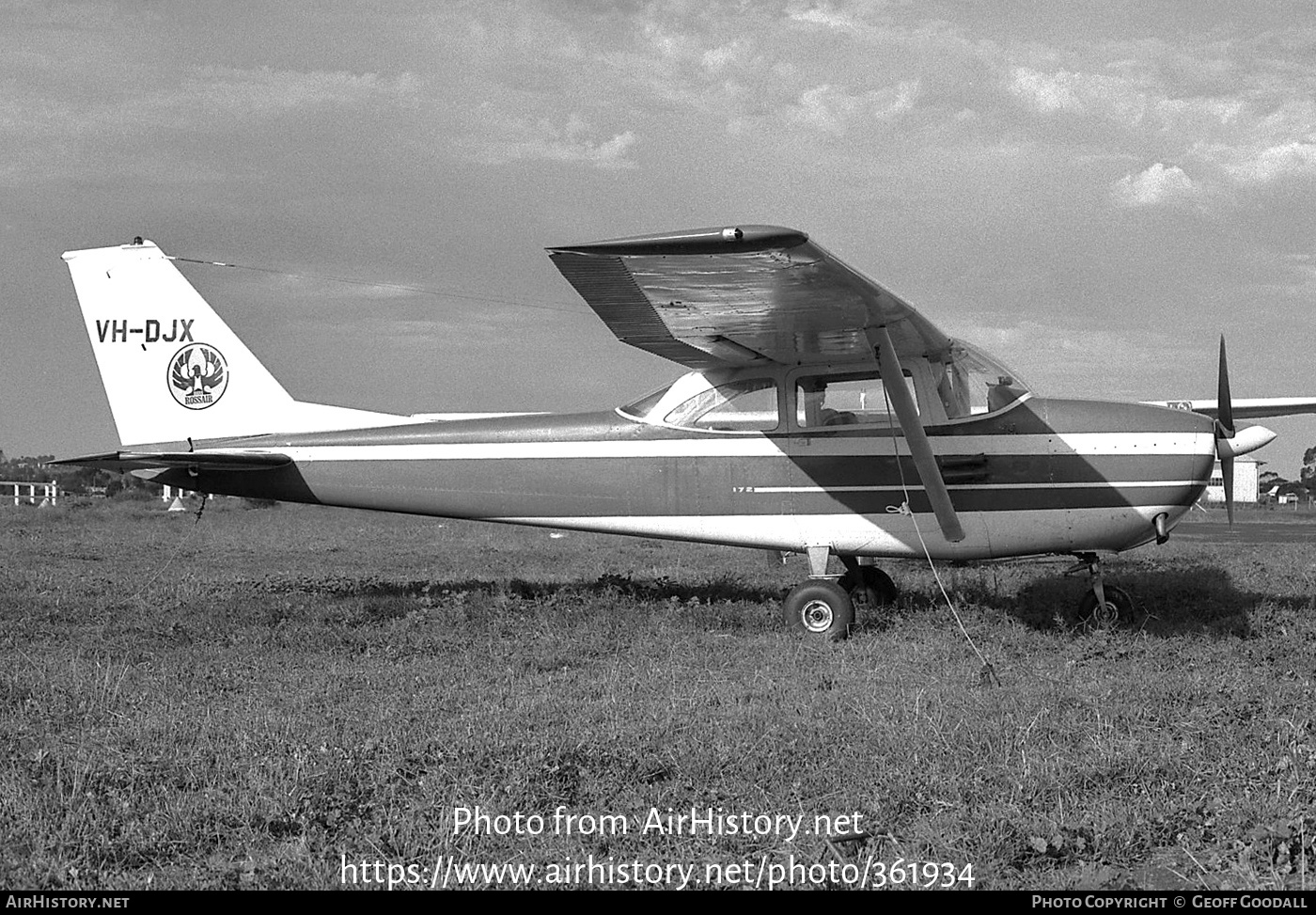 Aircraft Photo of VH-DJX | Cessna 172E Skyhawk | Rossair | AirHistory.net #361934