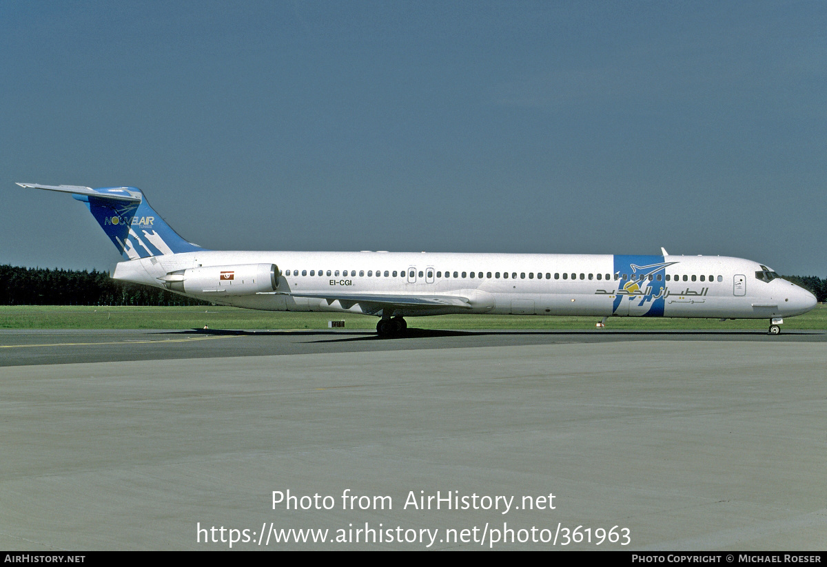 Aircraft Photo of EI-CGI | McDonnell Douglas MD-83 (DC-9-83) | Nouvelair Tunisie | AirHistory.net #361963