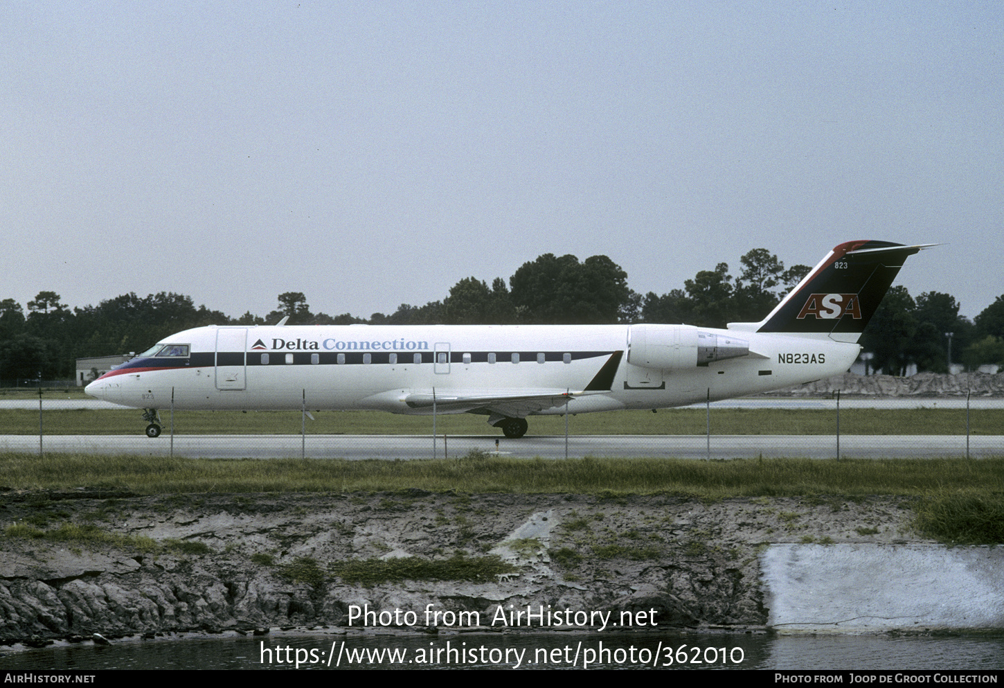 Aircraft Photo of N823AS | Bombardier CRJ-200ER (CL-600-2B19) | Delta Connection | AirHistory.net #362010