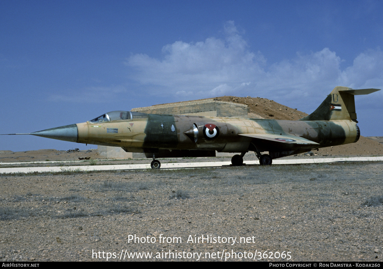 Aircraft Photo of 905 | Lockheed F-104A Starfighter | Jordan - Air Force | AirHistory.net #362065