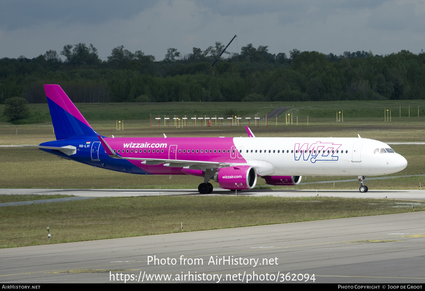 Aircraft Photo of HA-LVI | Airbus A321-271NX | Wizz Air | AirHistory.net #362094