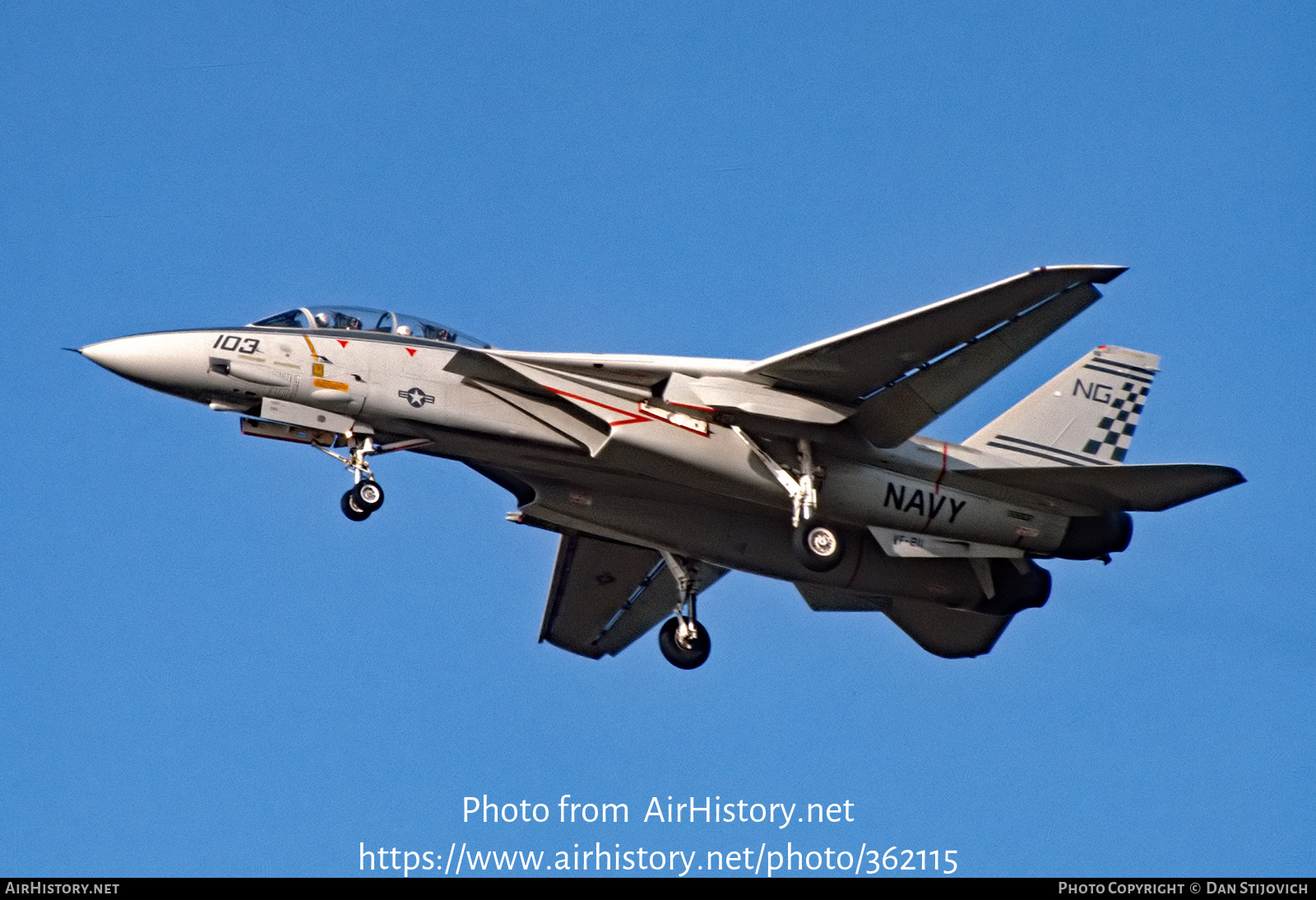 Aircraft Photo of 159602 | Grumman F-14A Tomcat | USA - Navy | AirHistory.net #362115