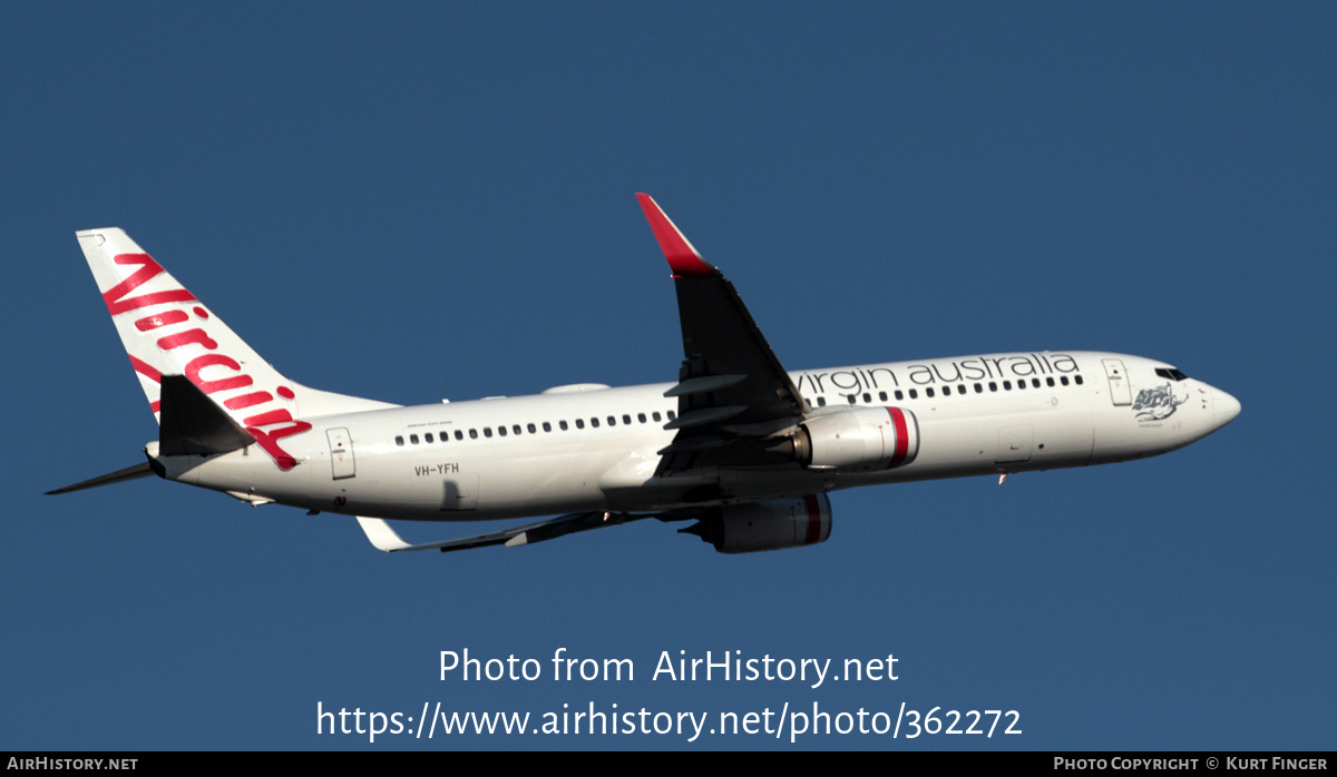 Aircraft Photo of VH-YFH | Boeing 737-8FE | Virgin Australia Airlines | AirHistory.net #362272