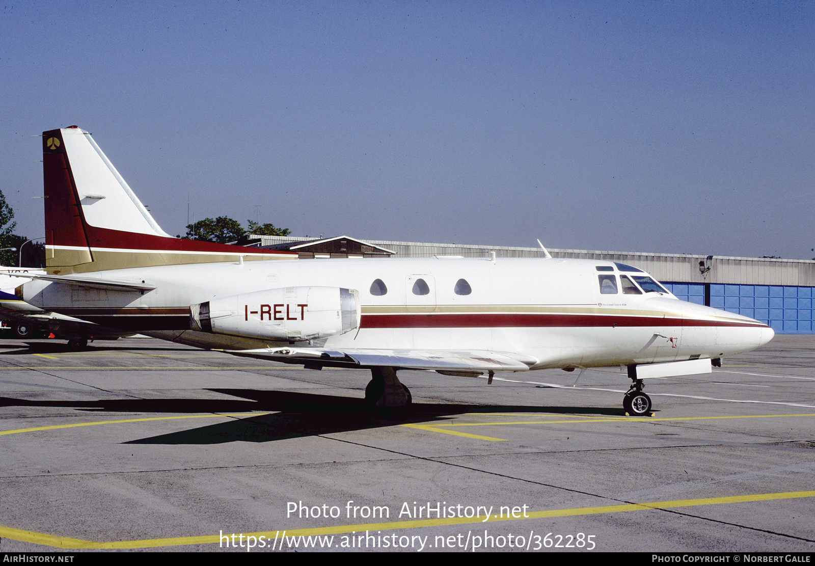 Aircraft Photo of I-RELT | North American Rockwell NA-282 Sabreliner 40A | AirHistory.net #362285