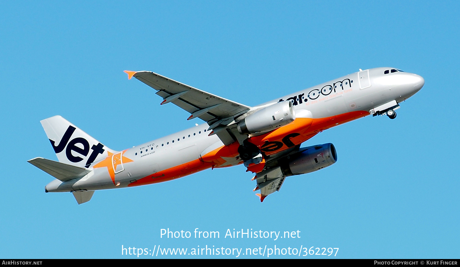 Aircraft Photo of VH-VFD | Airbus A320-232 | Jetstar Airways | AirHistory.net #362297