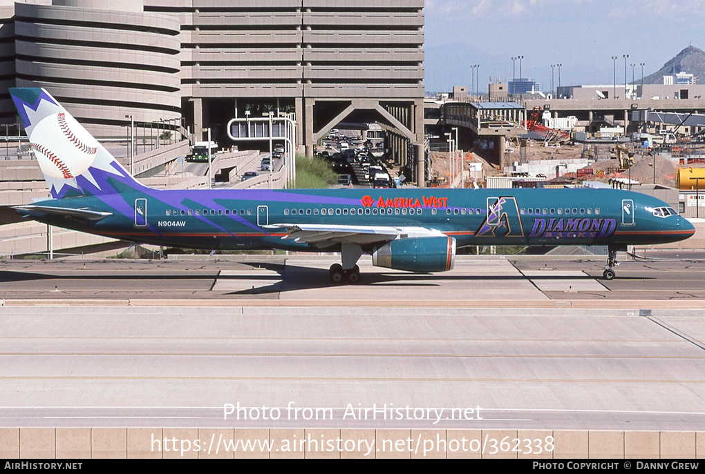 Aircraft Photo of N904AW | Boeing 757-2S7 | America West Airlines | AirHistory.net #362338