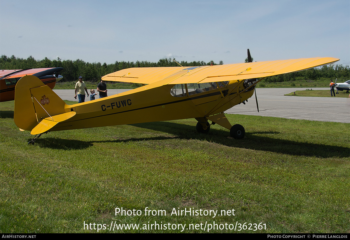 Aircraft Photo of C-FUWC | Piper J-3C-65 Cub | AirHistory.net #362361