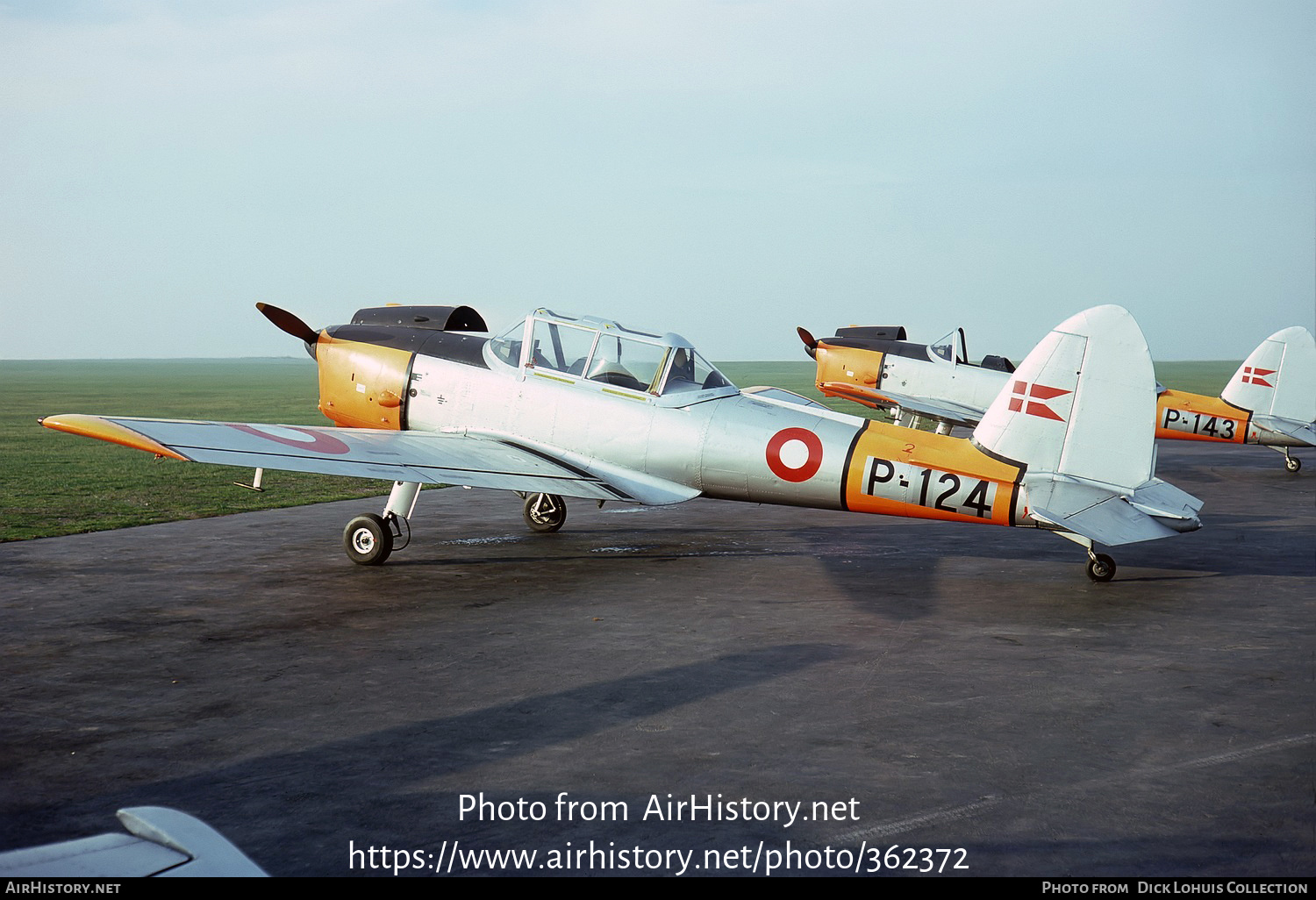 Aircraft Photo of P-124 | De Havilland DHC-1 Chipmunk 22 | Denmark - Air Force | AirHistory.net #362372