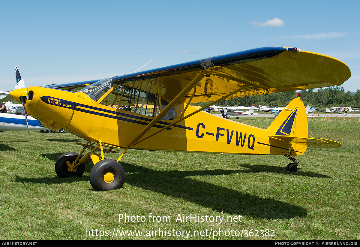 Aircraft Photo of C FVWQ Piper PA 18A 125 Super Cub AirHistory