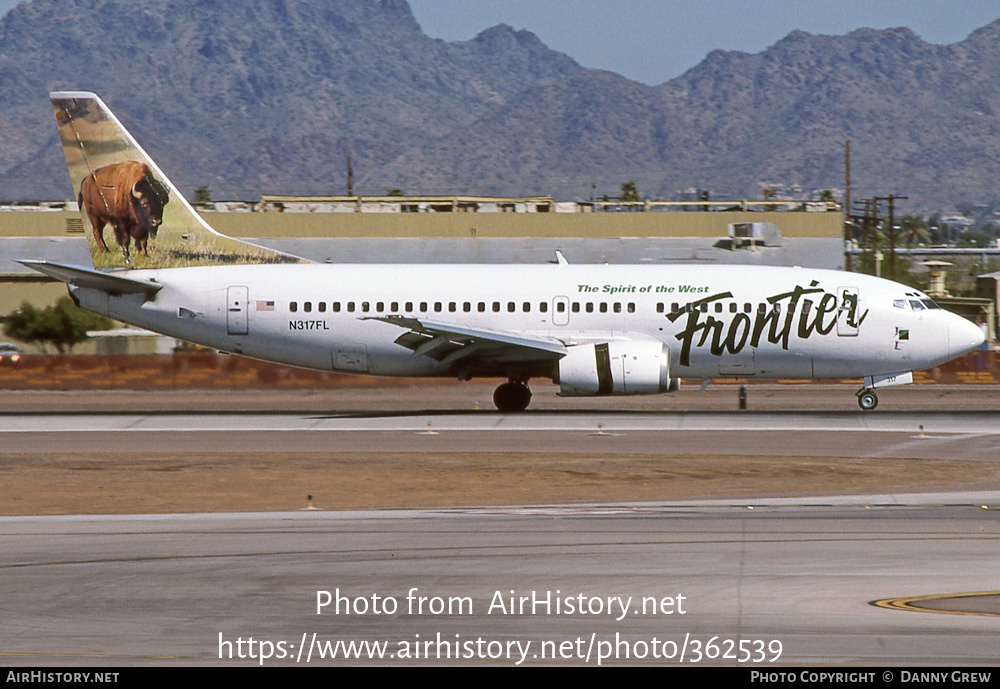 Aircraft Photo of N317FL | Boeing 737-36E | Frontier Airlines | AirHistory.net #362539