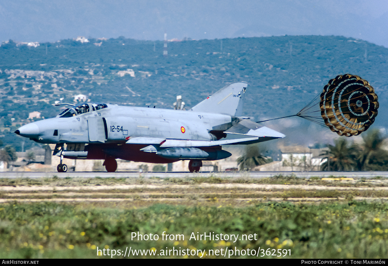 Aircraft Photo of CR.12-45 | McDonnell Douglas RF-4C Phantom II | Spain - Air Force | AirHistory.net #362591