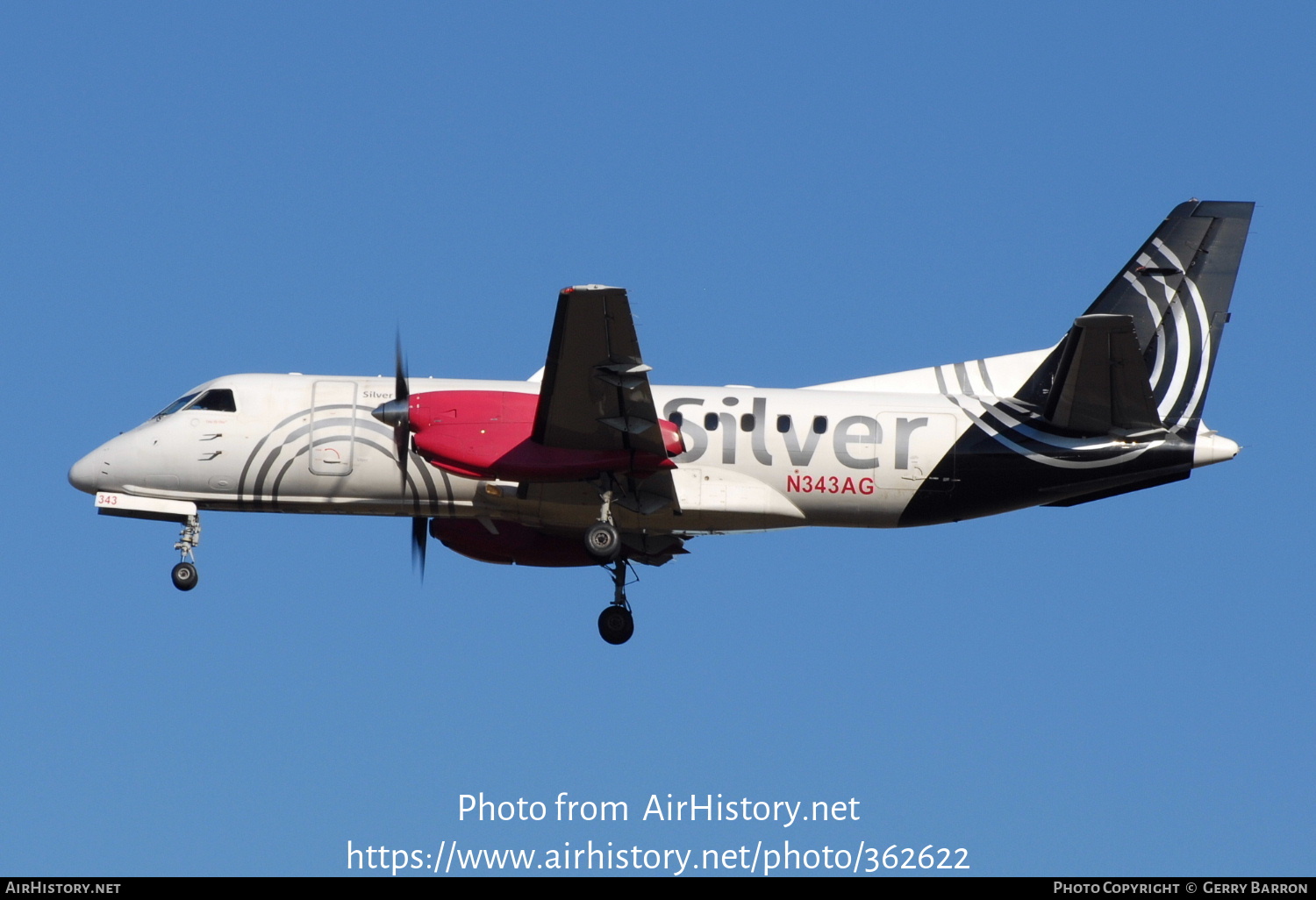 Aircraft Photo of N343AG | Saab 340B | Silver Airways | AirHistory.net #362622