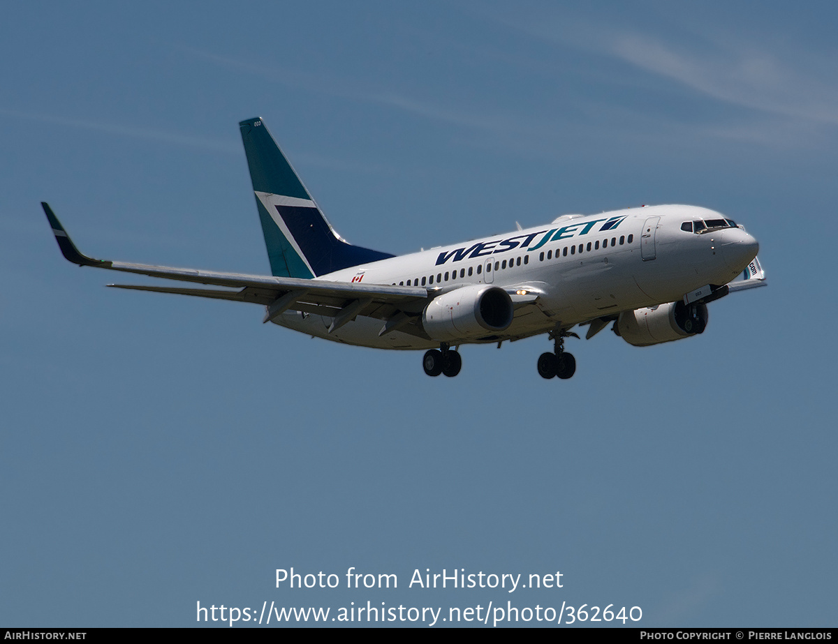 Aircraft Photo of C-FKWS | Boeing 737-76N | WestJet | AirHistory.net #362640