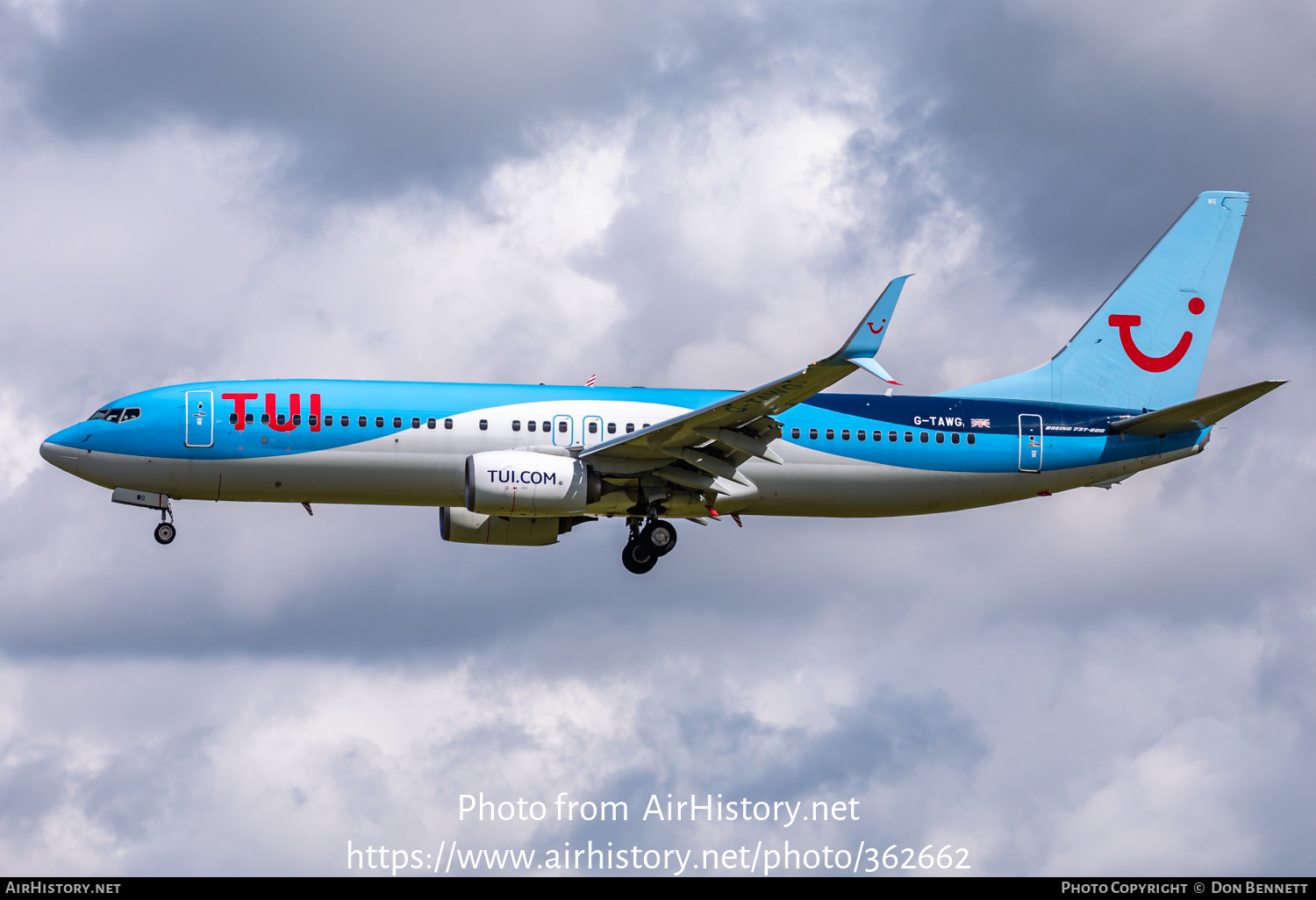 Aircraft Photo of G-TAWG | Boeing 737-8K5 | TUI | AirHistory.net #362662