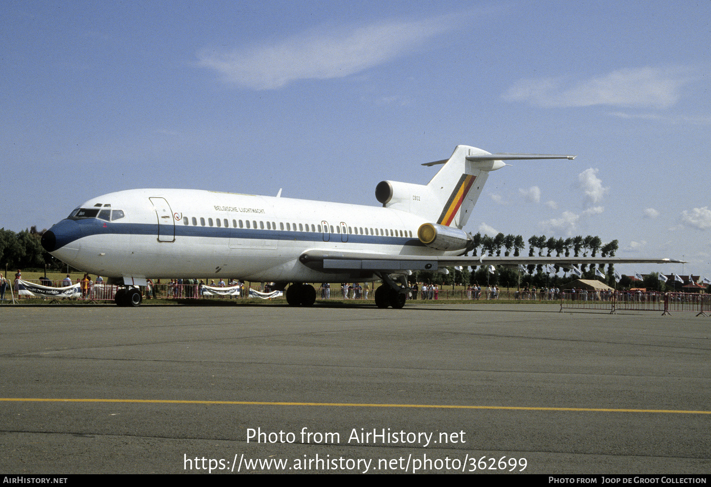 Aircraft Photo of CB-02 | Boeing 727-29C | Belgium - Air Force | AirHistory.net #362699