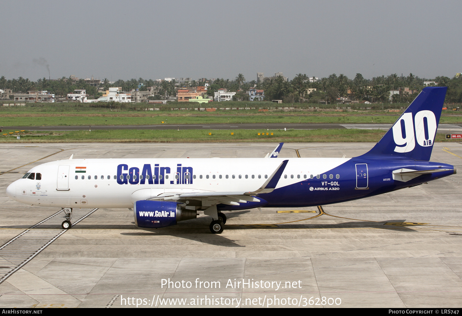 Aircraft Photo of VT-GOL | Airbus A320-214 | GoAir | AirHistory.net #362800