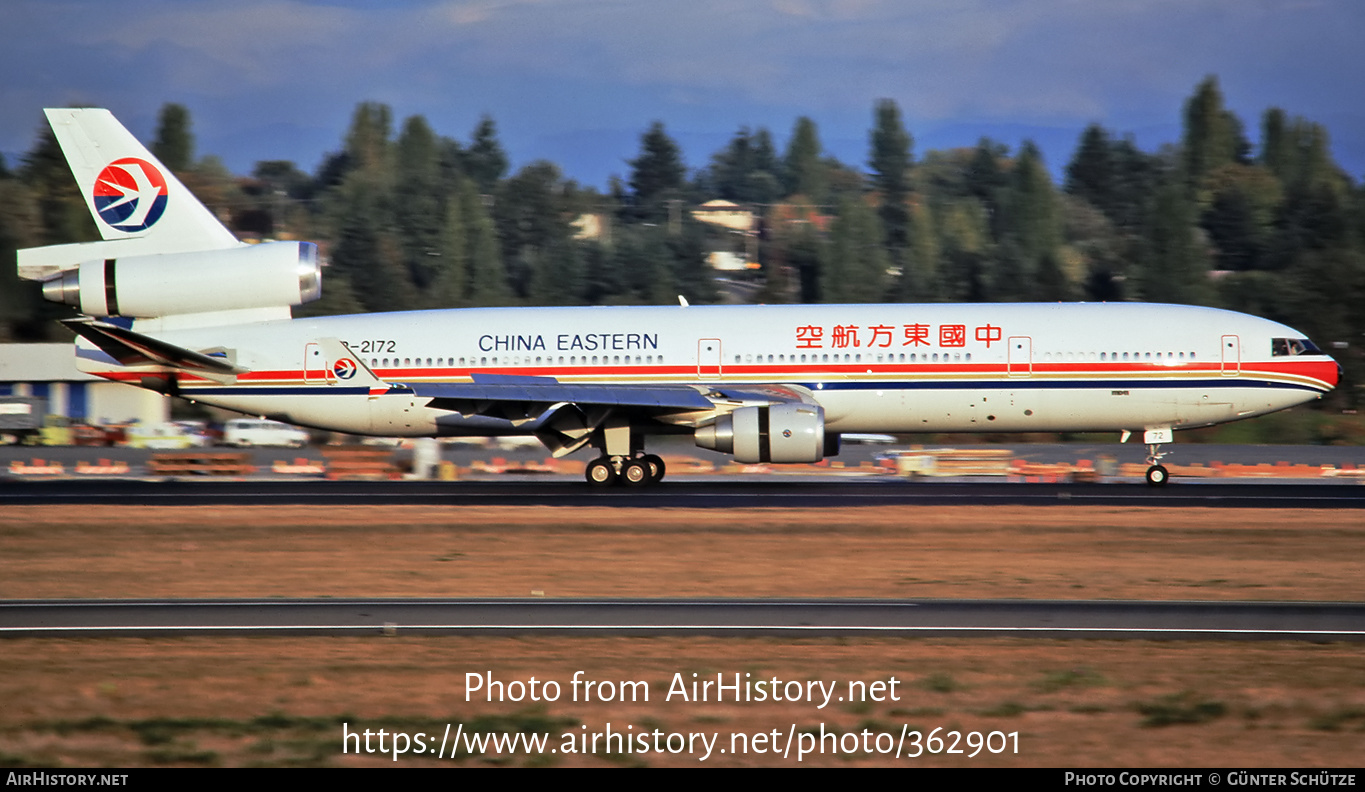 Aircraft Photo of B-2172 | McDonnell Douglas MD-11 | China Eastern Airlines | AirHistory.net #362901