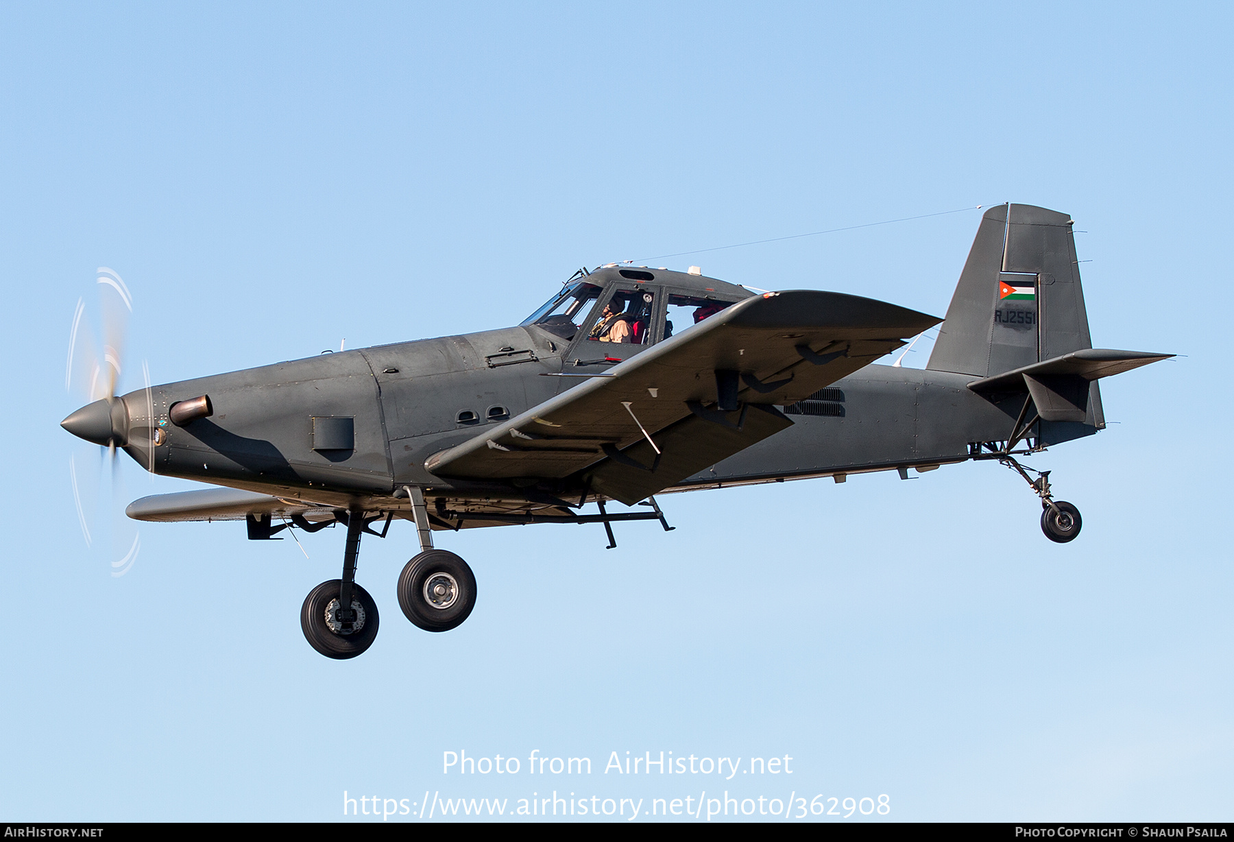 Aircraft Photo of RJ2551 | Air Tractor AT-802U | Jordan - Air Force | AirHistory.net #362908