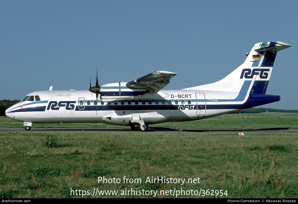 Aircraft Photo of D-BCRT | ATR ATR-42-300QC | RFG - Regionalflug | AirHistory.net #362954