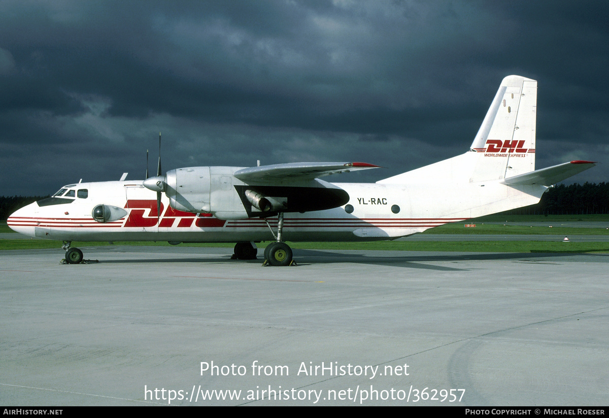 Aircraft Photo of YL-RAC | Antonov An-26 | DHL Worldwide Express | AirHistory.net #362957