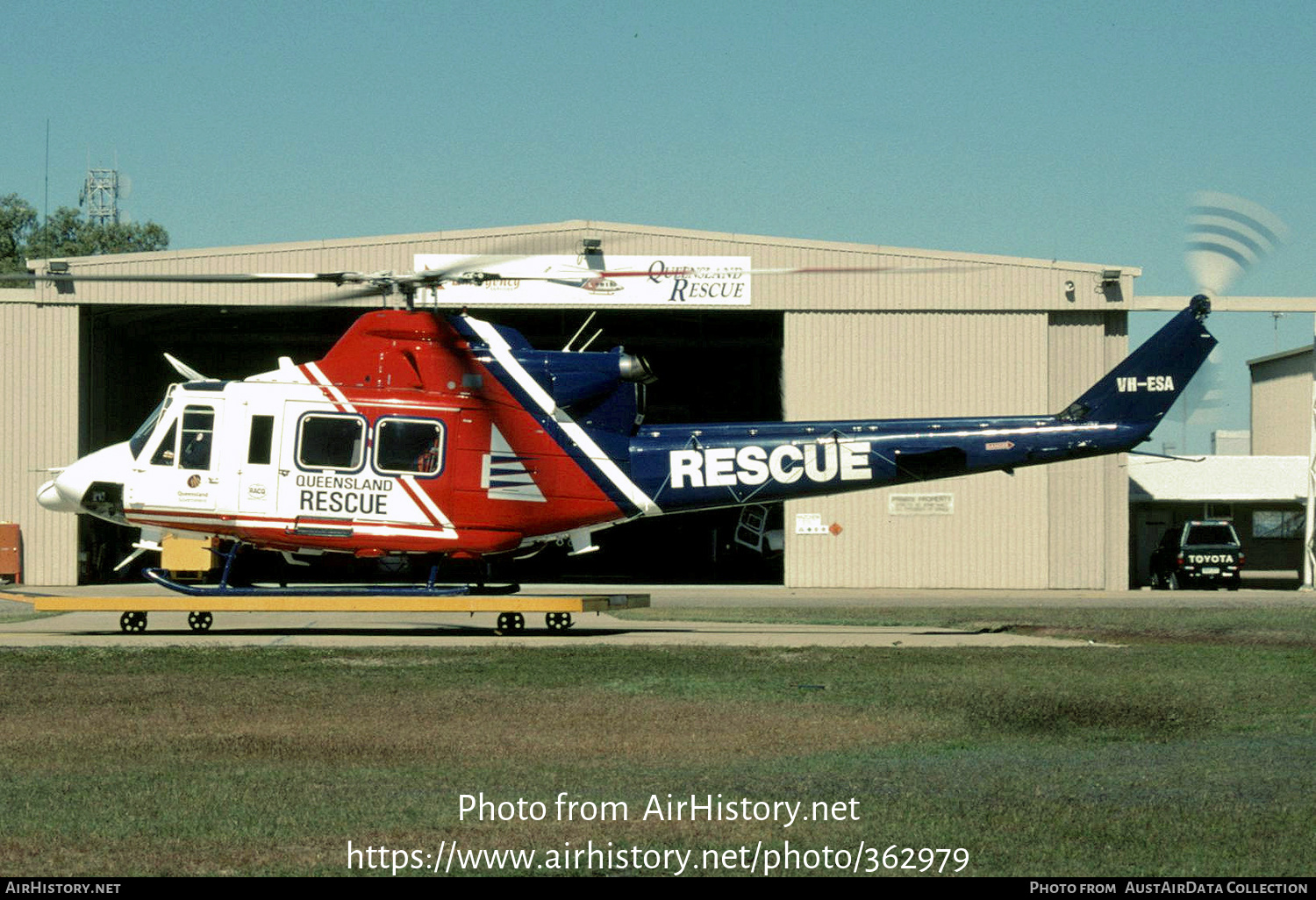 Aircraft Photo of VH-ESA | Bell 412HP | Queensland Rescue | AirHistory.net #362979