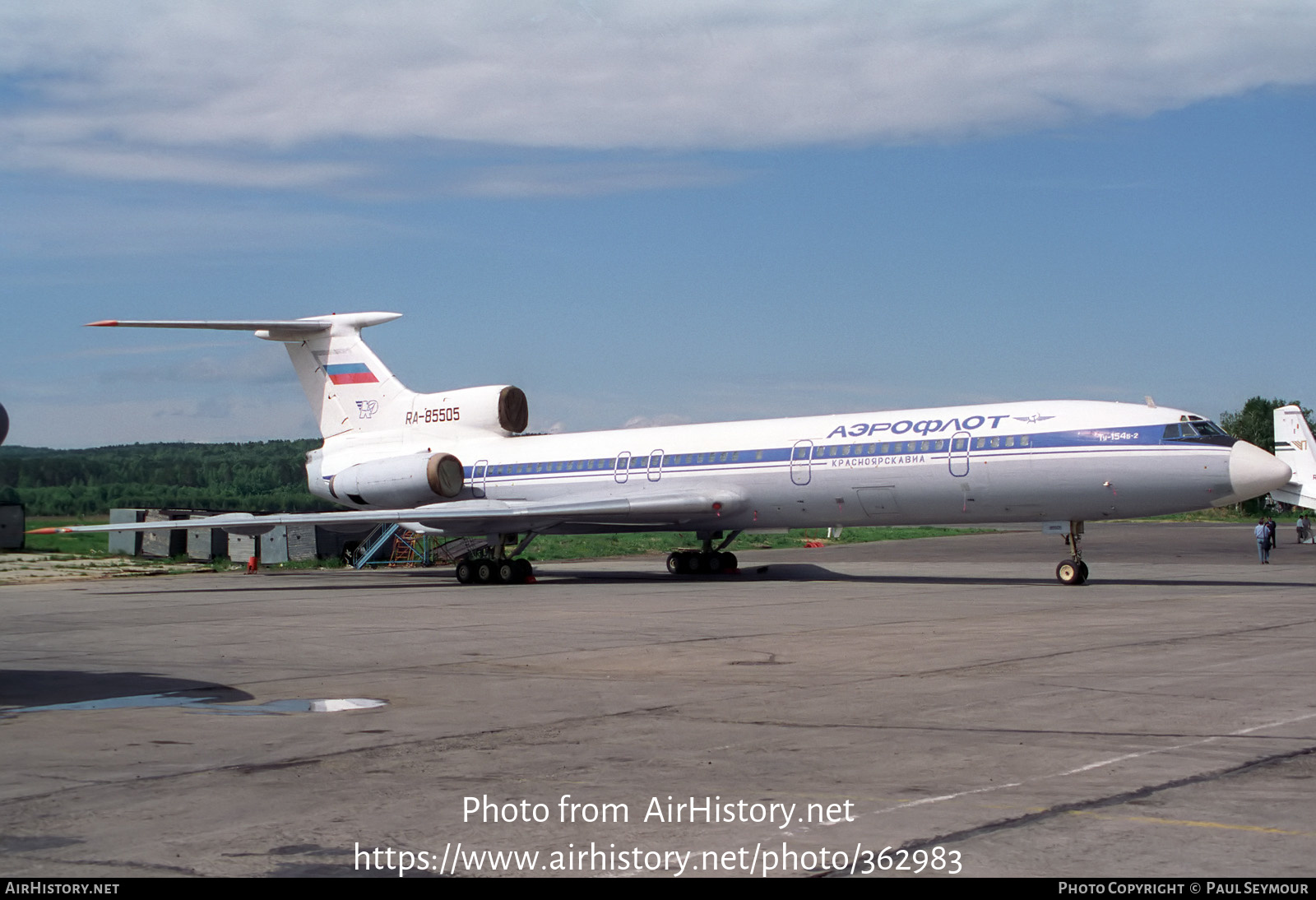 Aircraft Photo of RA-85505 | Tupolev Tu-154B-2 | Aeroflot | AirHistory.net #362983