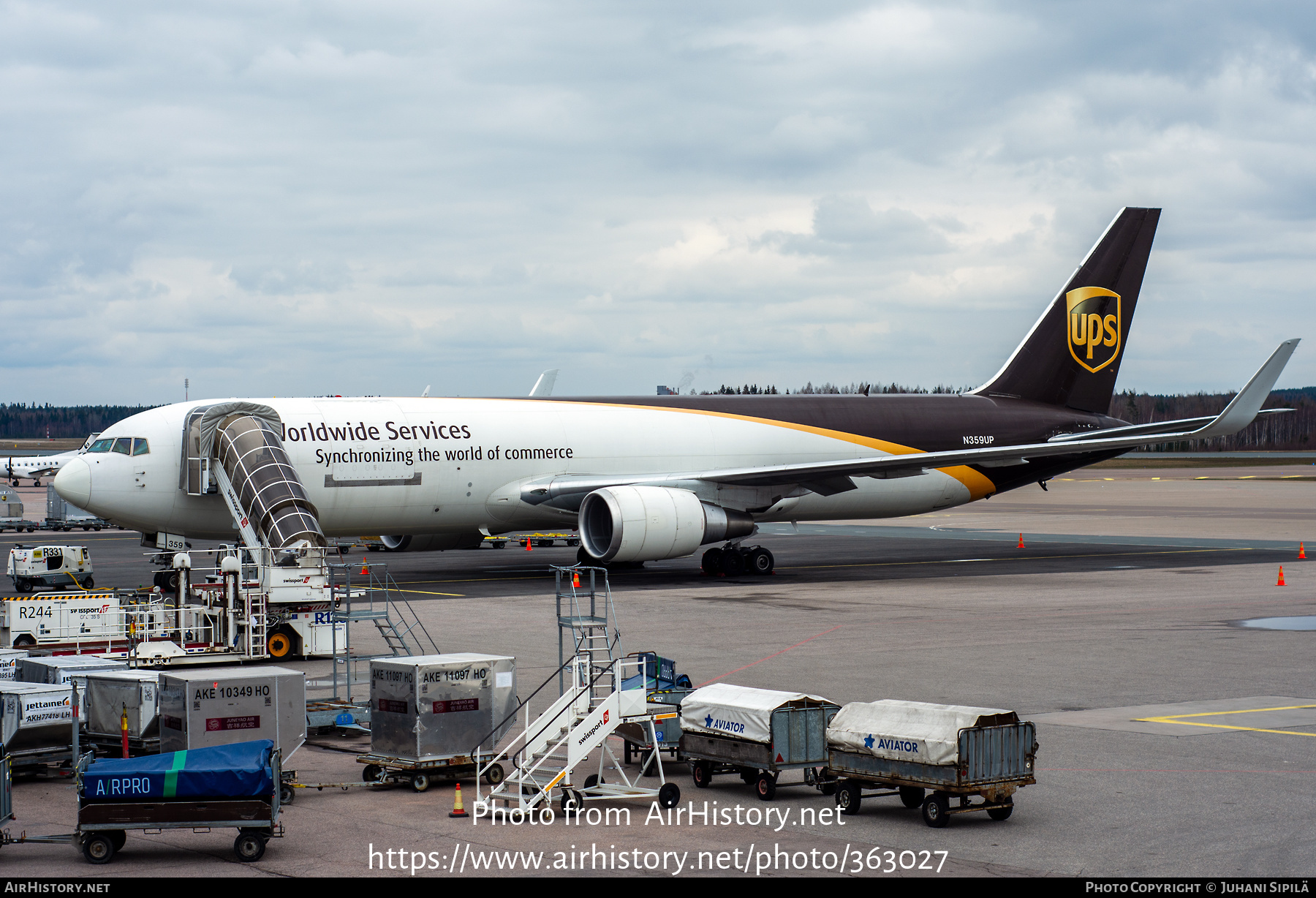 Aircraft Photo of N359UP | Boeing 767-34AF/ER | United Parcel Service - UPS | AirHistory.net #363027