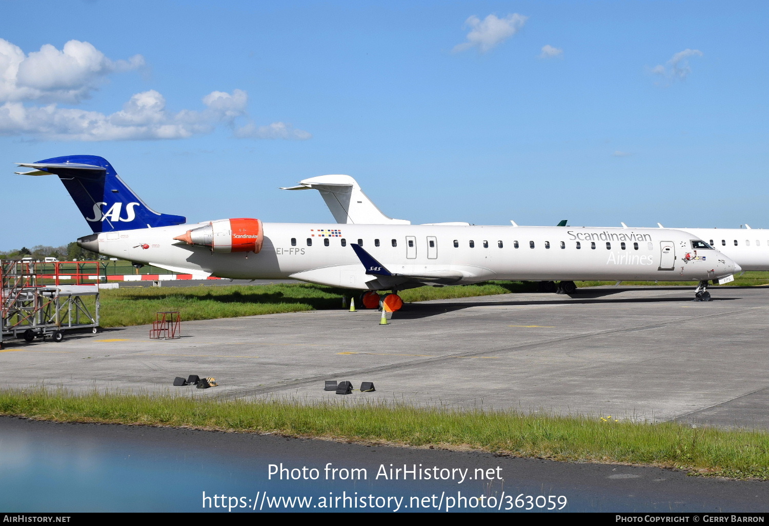 Aircraft Photo of EI-FPS | Bombardier CRJ-900LR (CL-600-2D24) | Scandinavian Airlines - SAS | AirHistory.net #363059